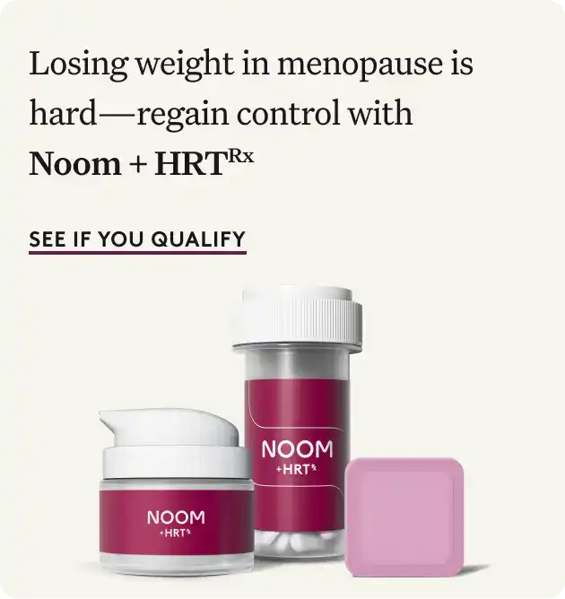 Losing weight in menopause is hard – regain control with Noom + HRTRx. See if you qualify.